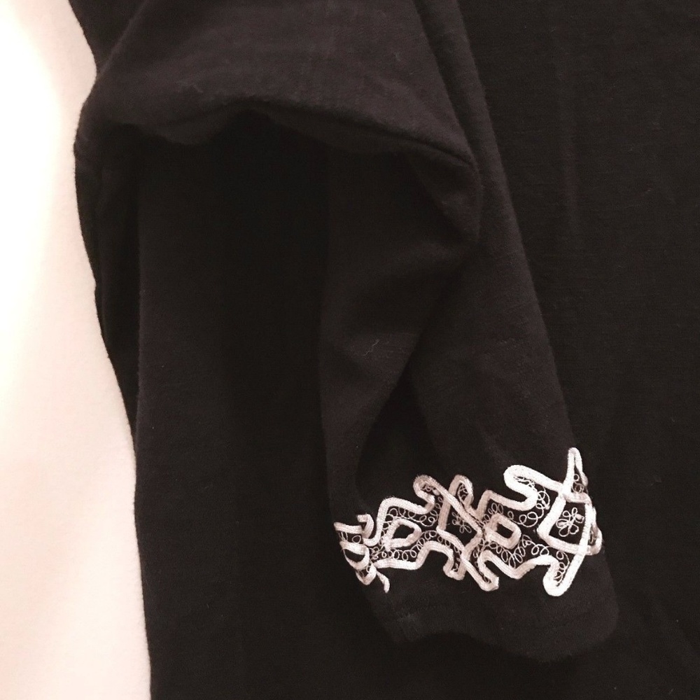 🔥Free People | Black Embroidered Dress MEDIUM - Picture 5 of 7